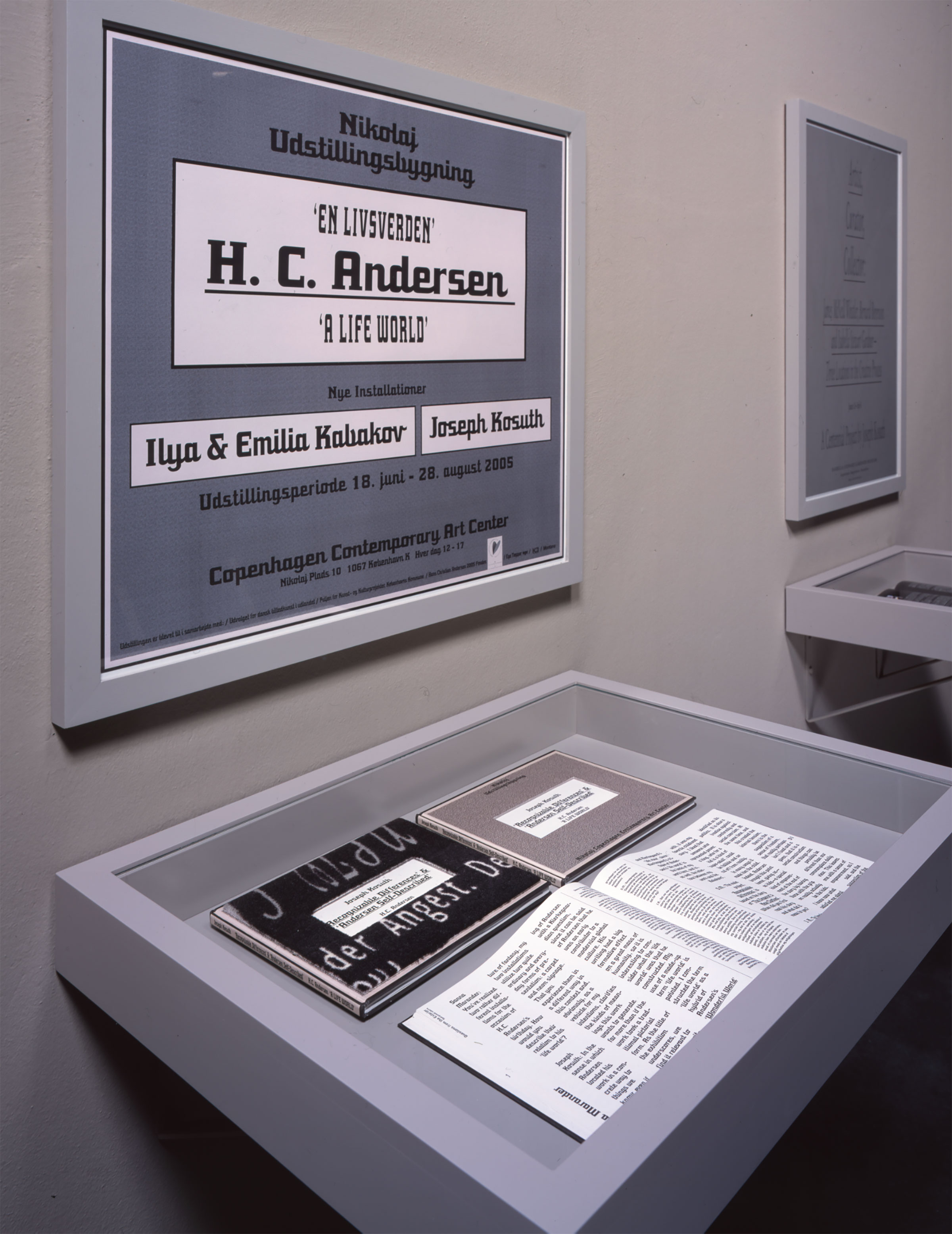 Joseph Kosuth, veduta espositiva
